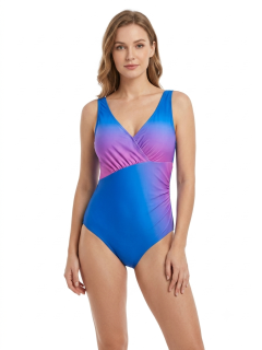 Dámské jednodílné plavky Modera S1264 fialové vel.L,XL