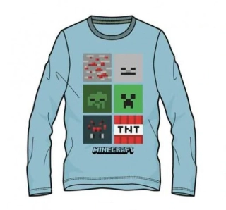 Dětské trčiko Minecraft 0023 modré vel.128,152
